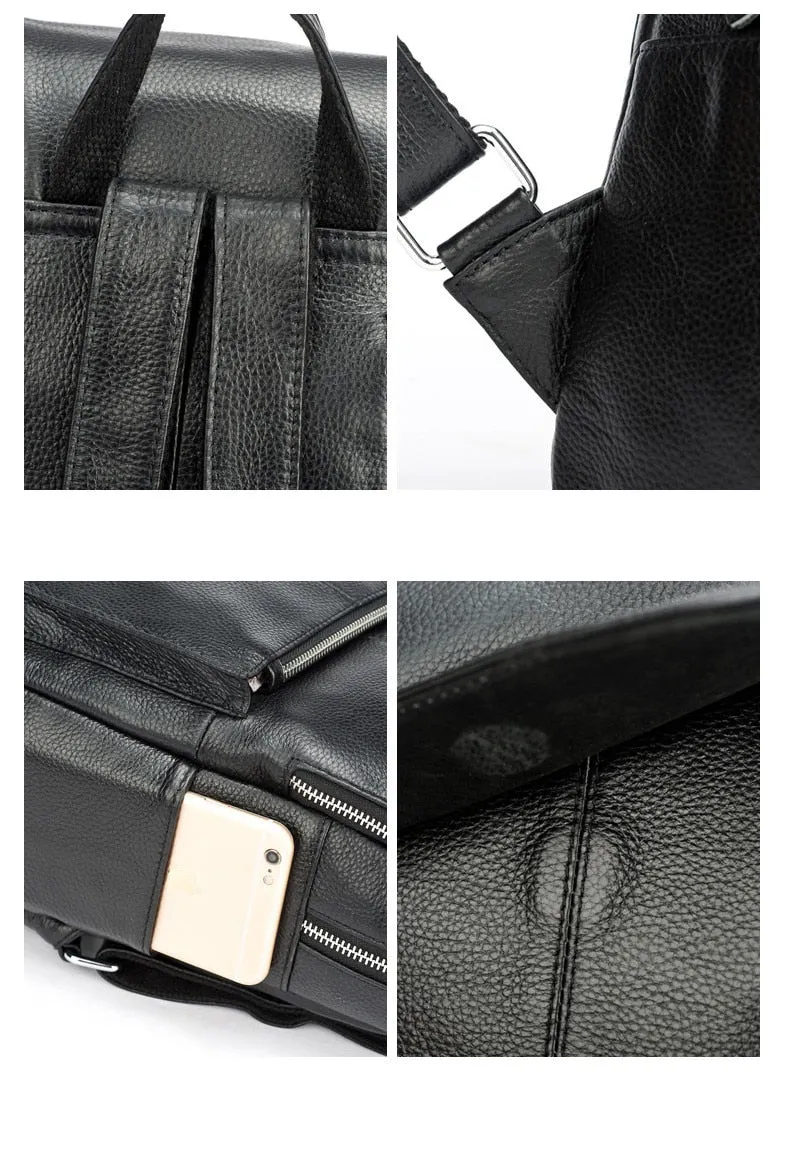 City Stride Leather Backpack - Commuter Backpack for Women - One Size
