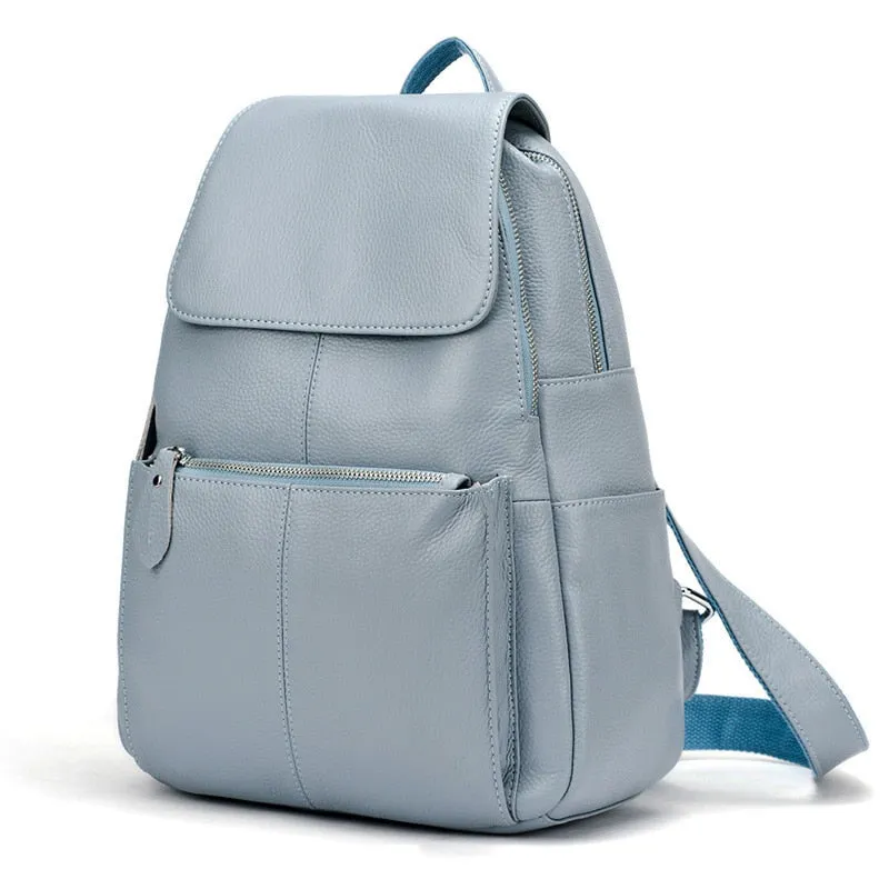 City Stride Leather Backpack - Commuter Backpack for Women - One Size