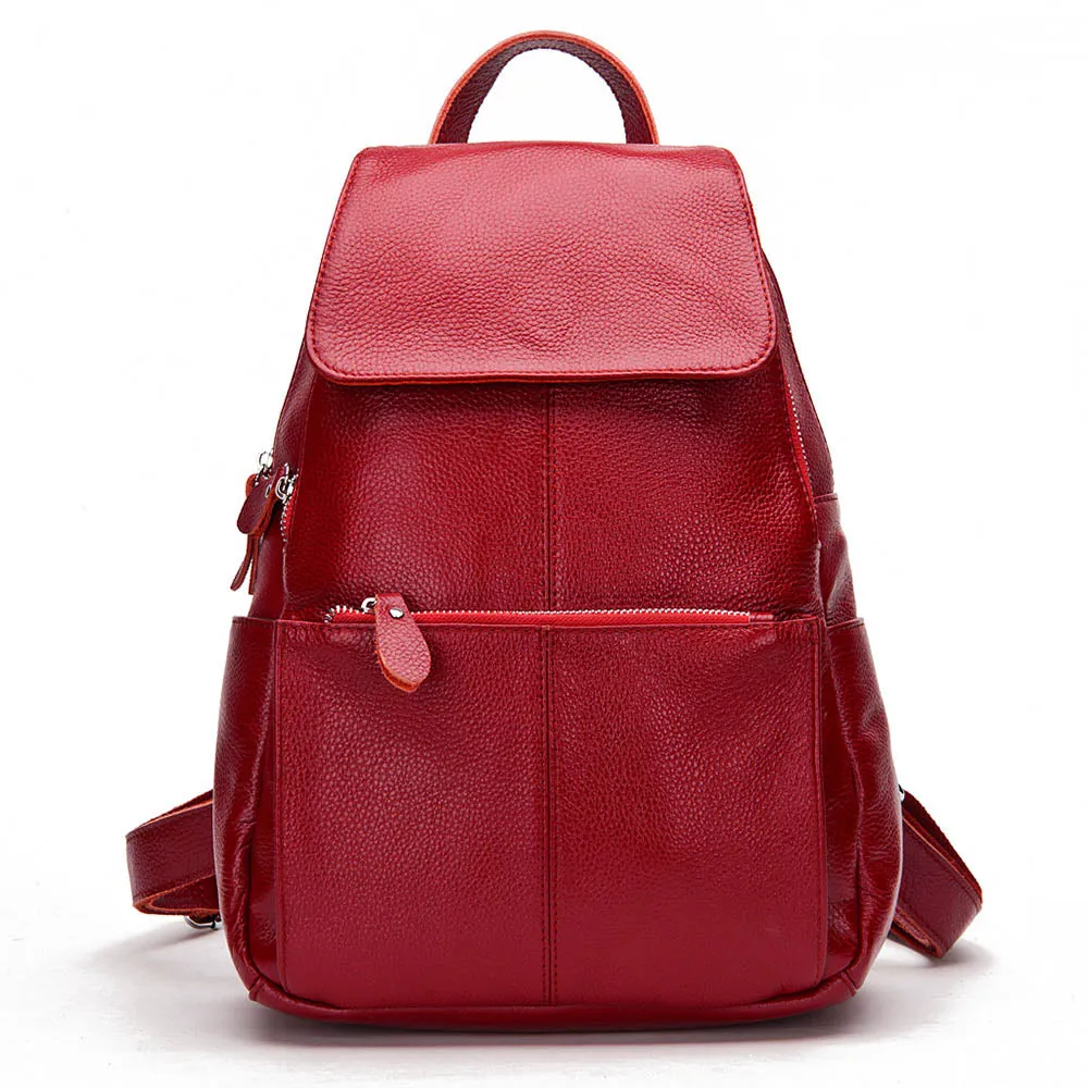 City Stride Leather Backpack - Commuter Backpack for Women - One Size