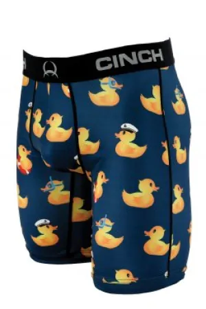 CLMXY6001019-M-Navy Cinch Men's 9" Boxer Briefs "Ducky"