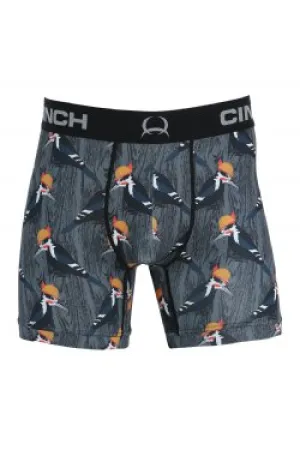 CLMXY6002021-M-WoodPeck Cinch Men's 6" Boxer Briefs "Wood Pecker"