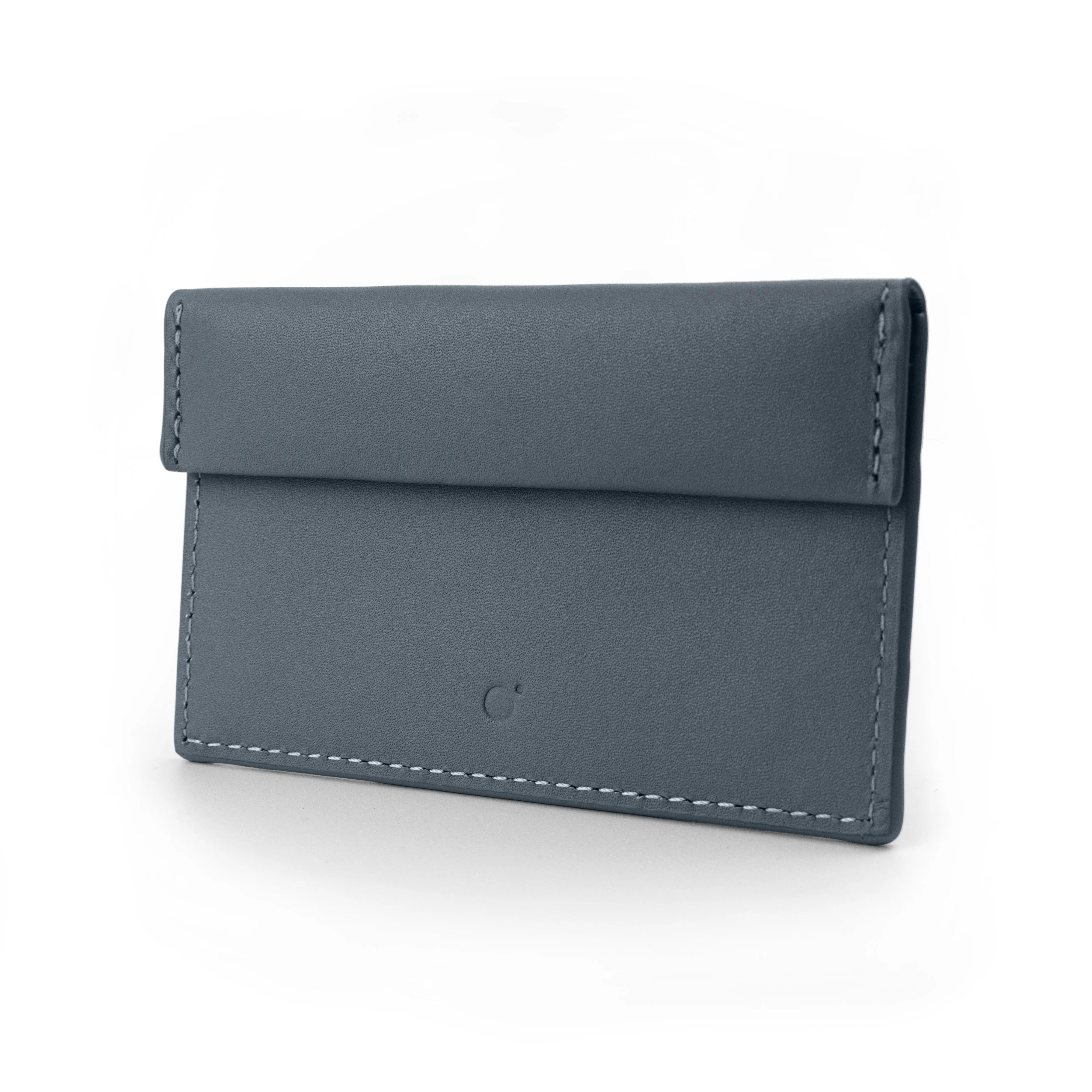 Compact Coin & Card Case in Black