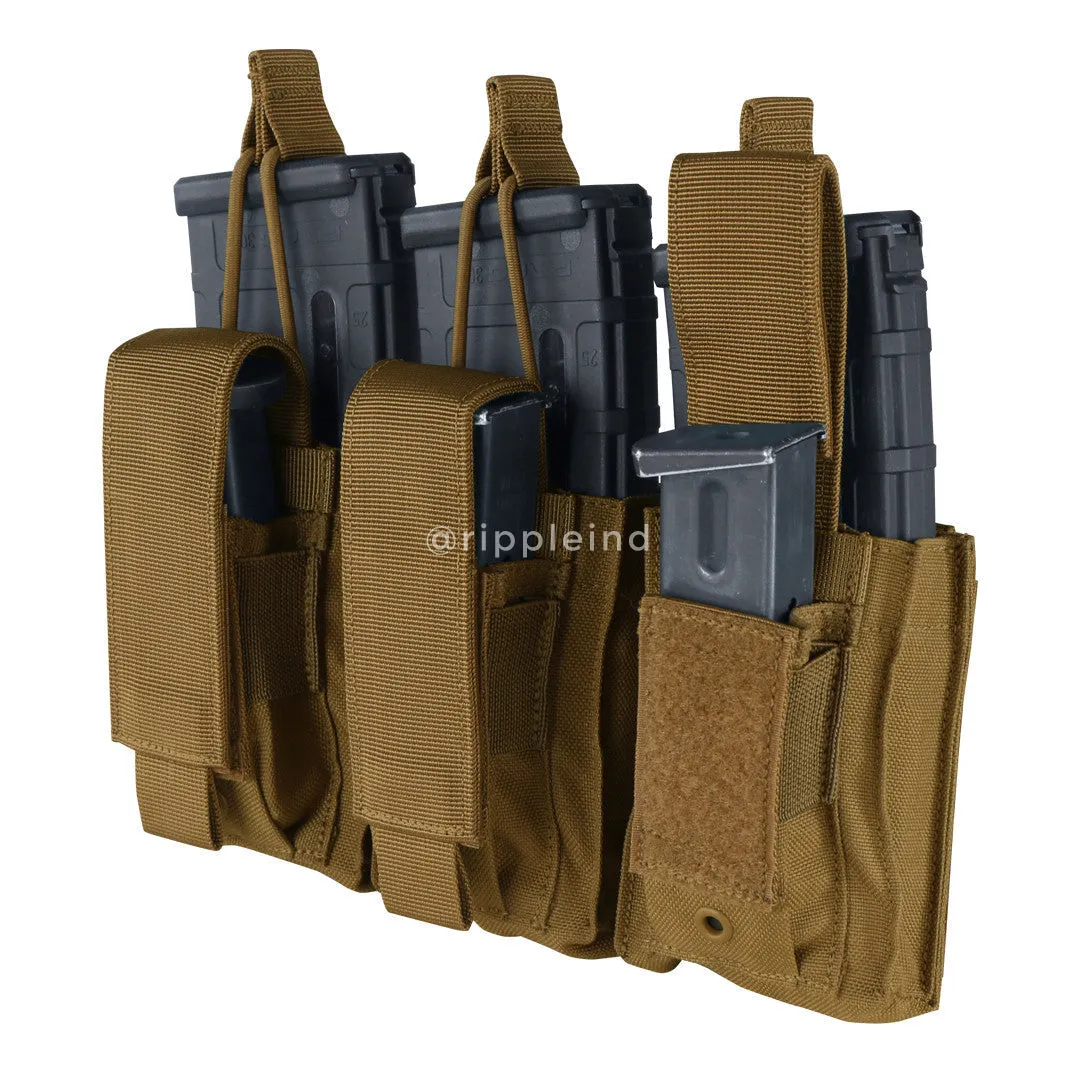 Condor - Coyote Brown - Triple M4 Kangaroo Mag Pouch (Gen 2)