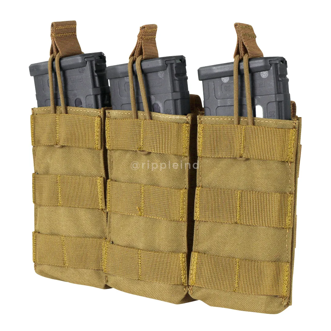 Condor - Coyote Brown - Triple Open Top M4 Pouch