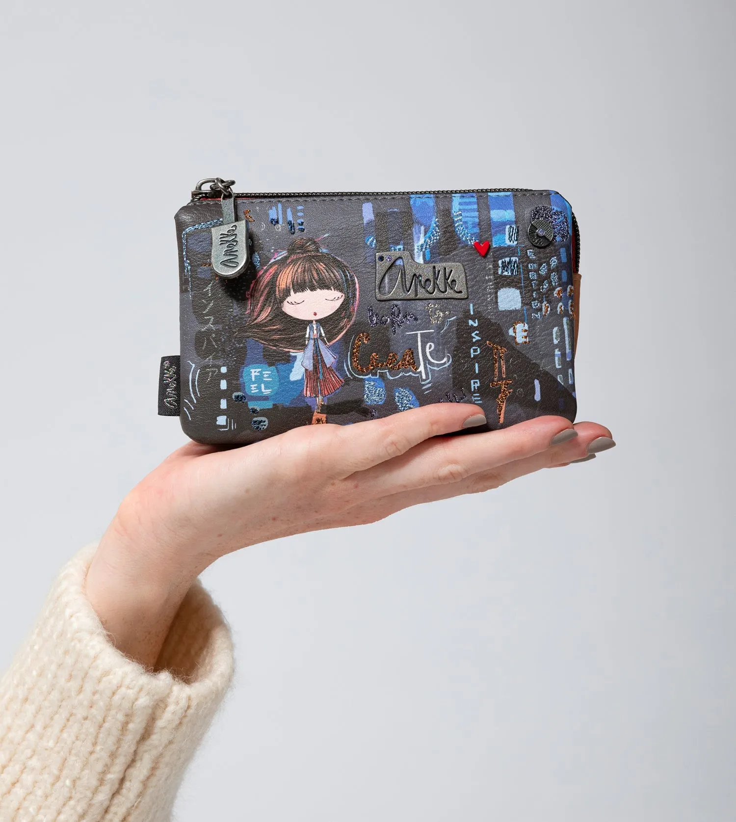 Contemporary Triple Compartment Wallet