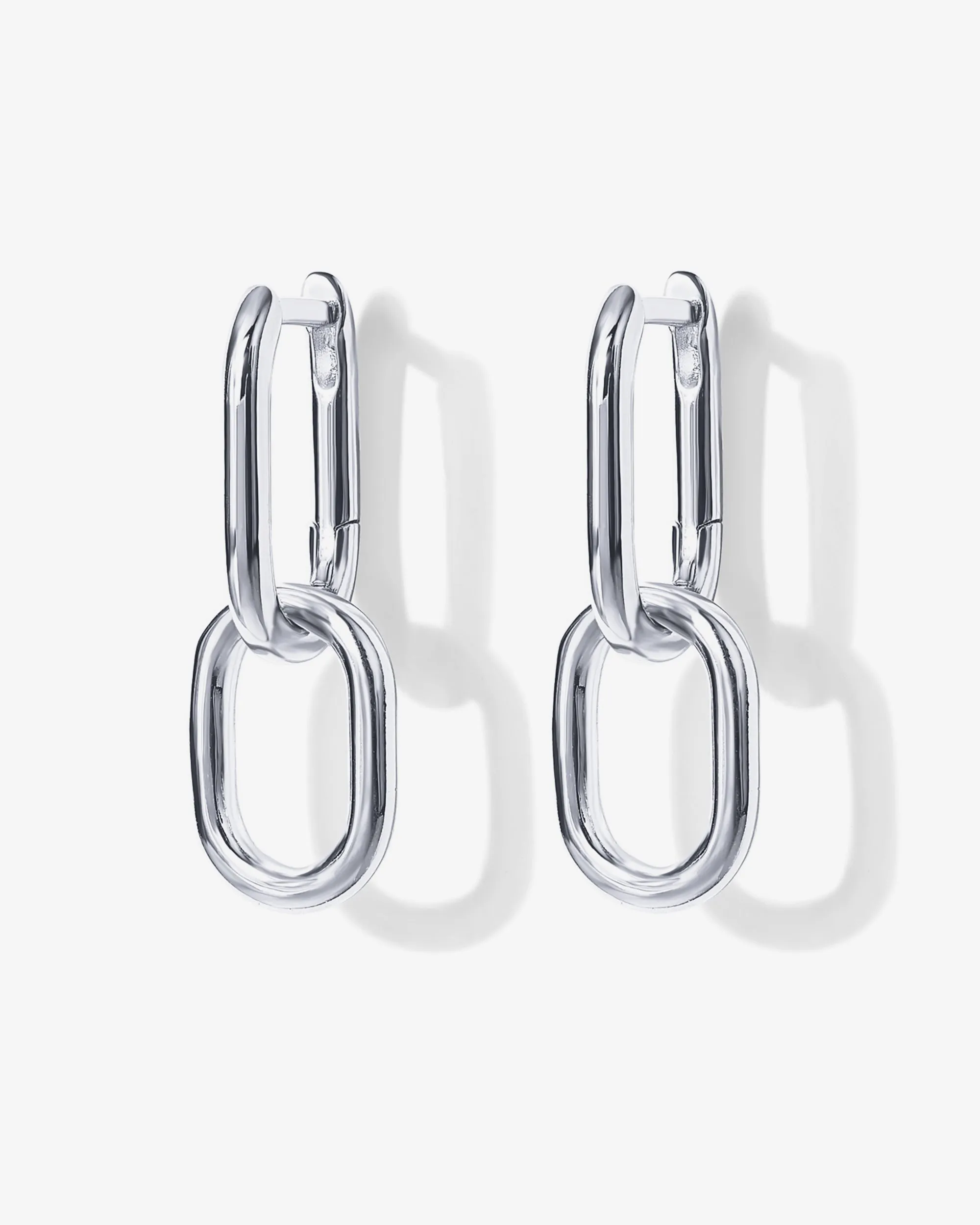 Convertible Paper Clip Link Hoops