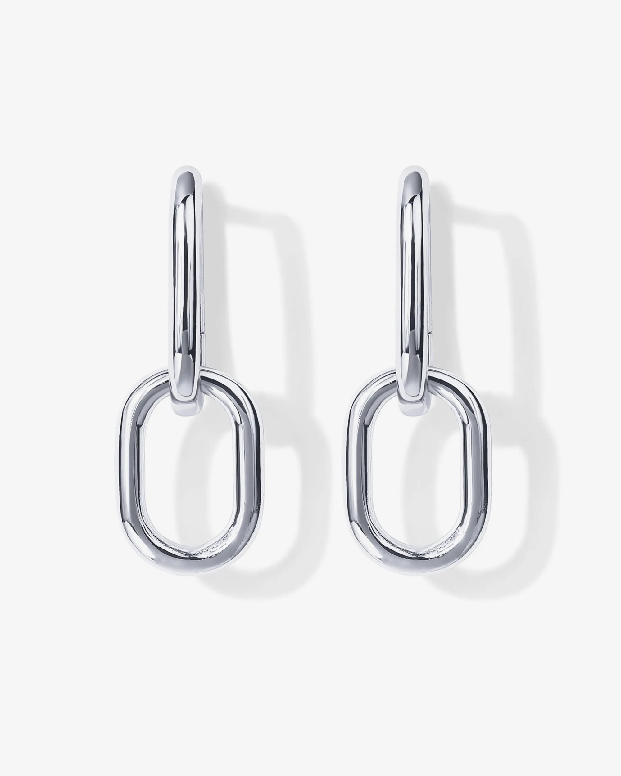 Convertible Paper Clip Link Hoops