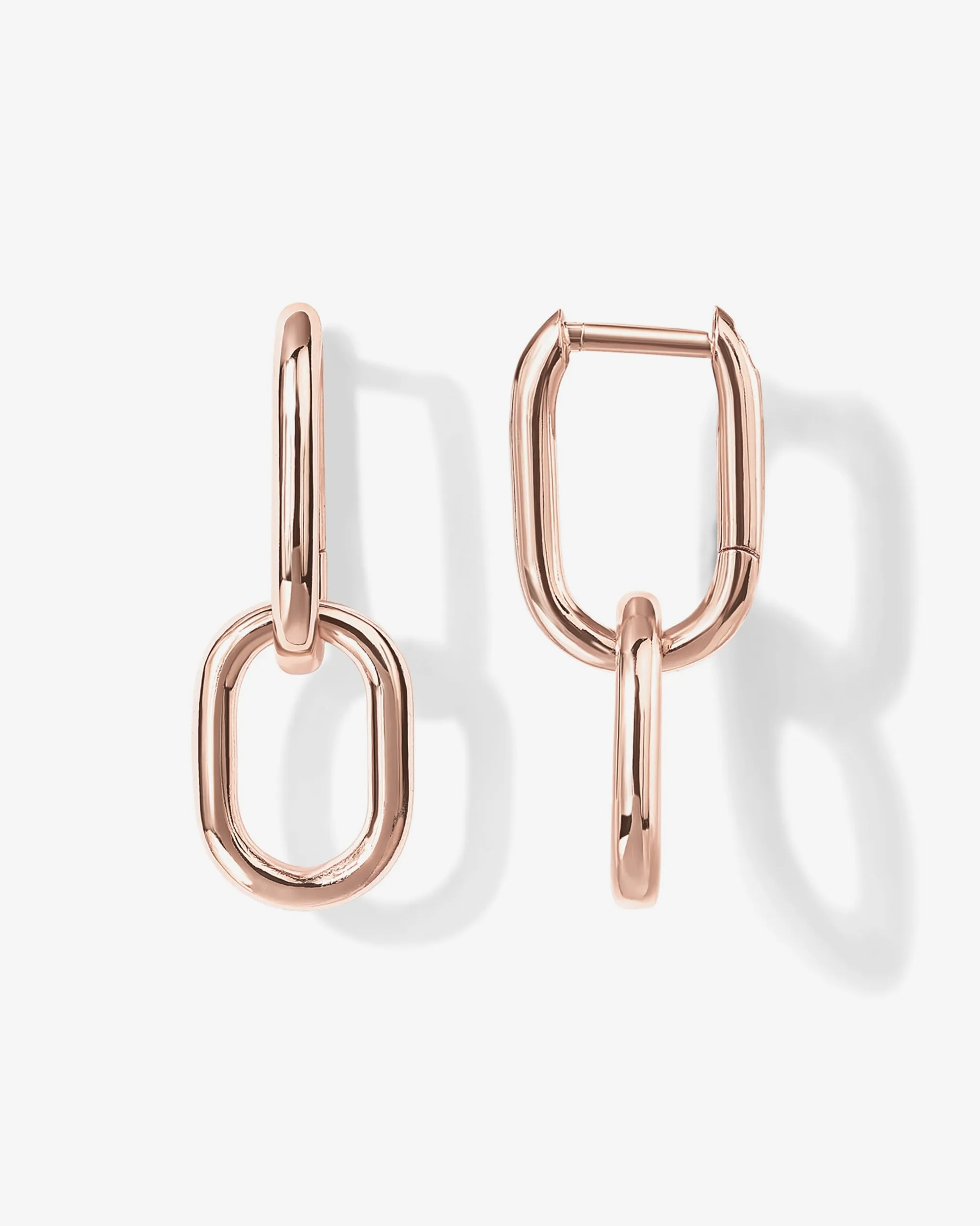 Convertible Paper Clip Link Hoops