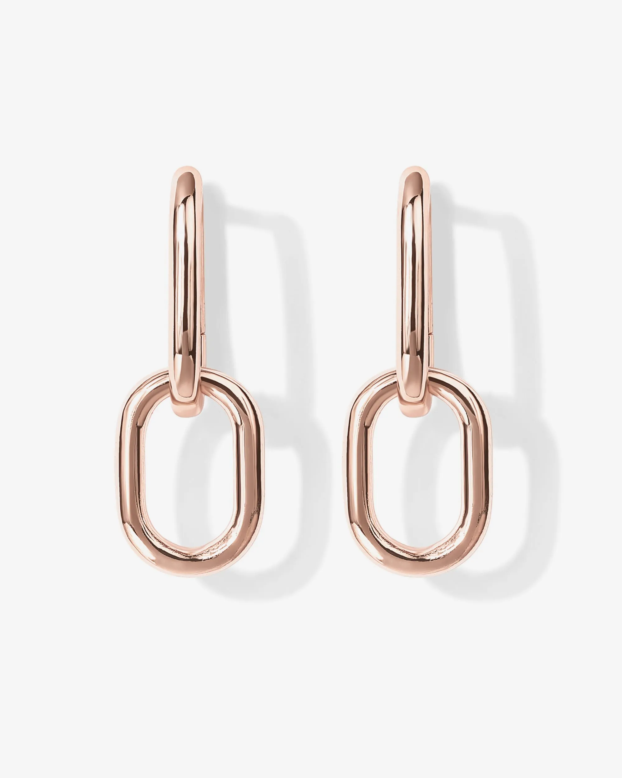 Convertible Paper Clip Link Hoops