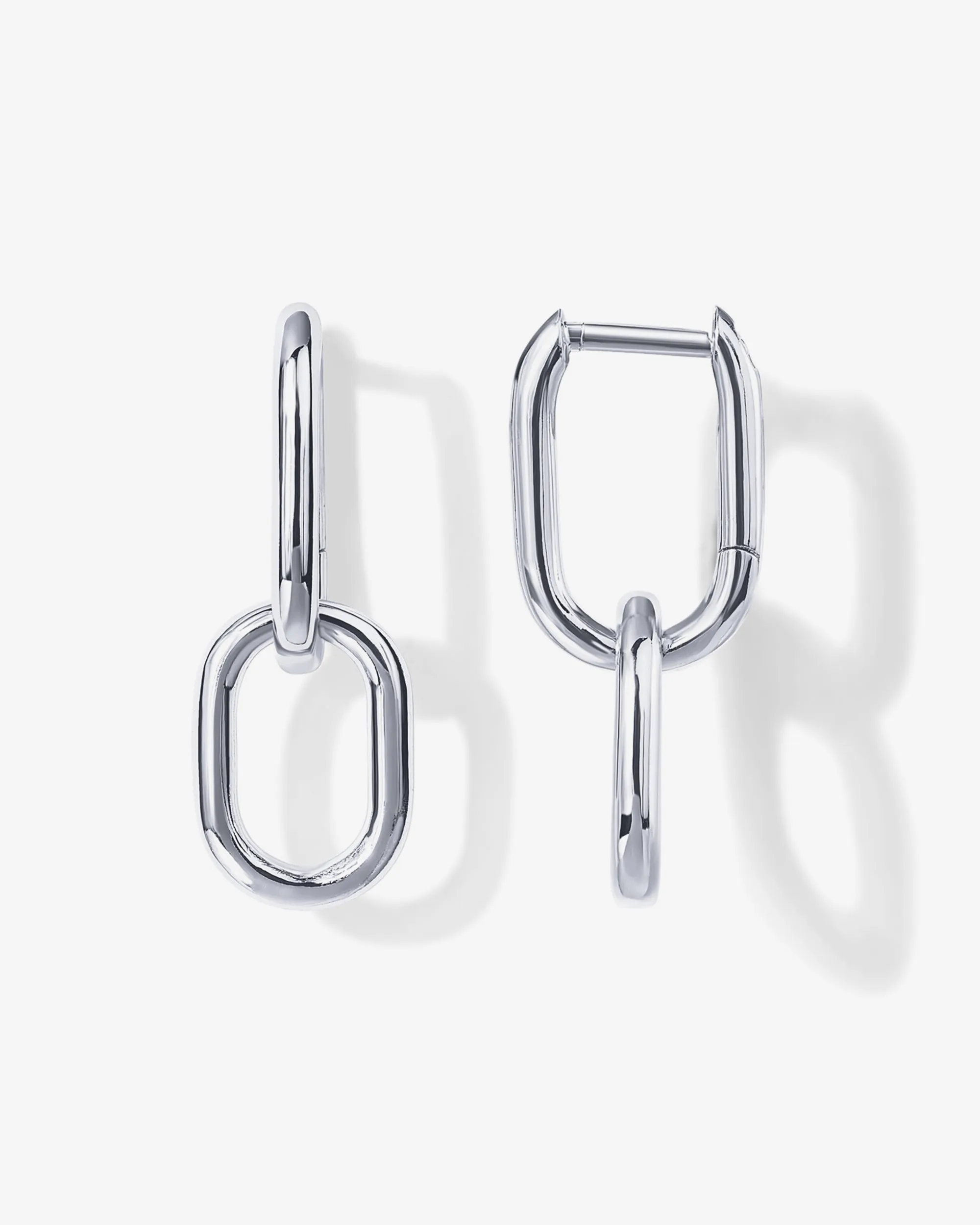 Convertible Paper Clip Link Hoops