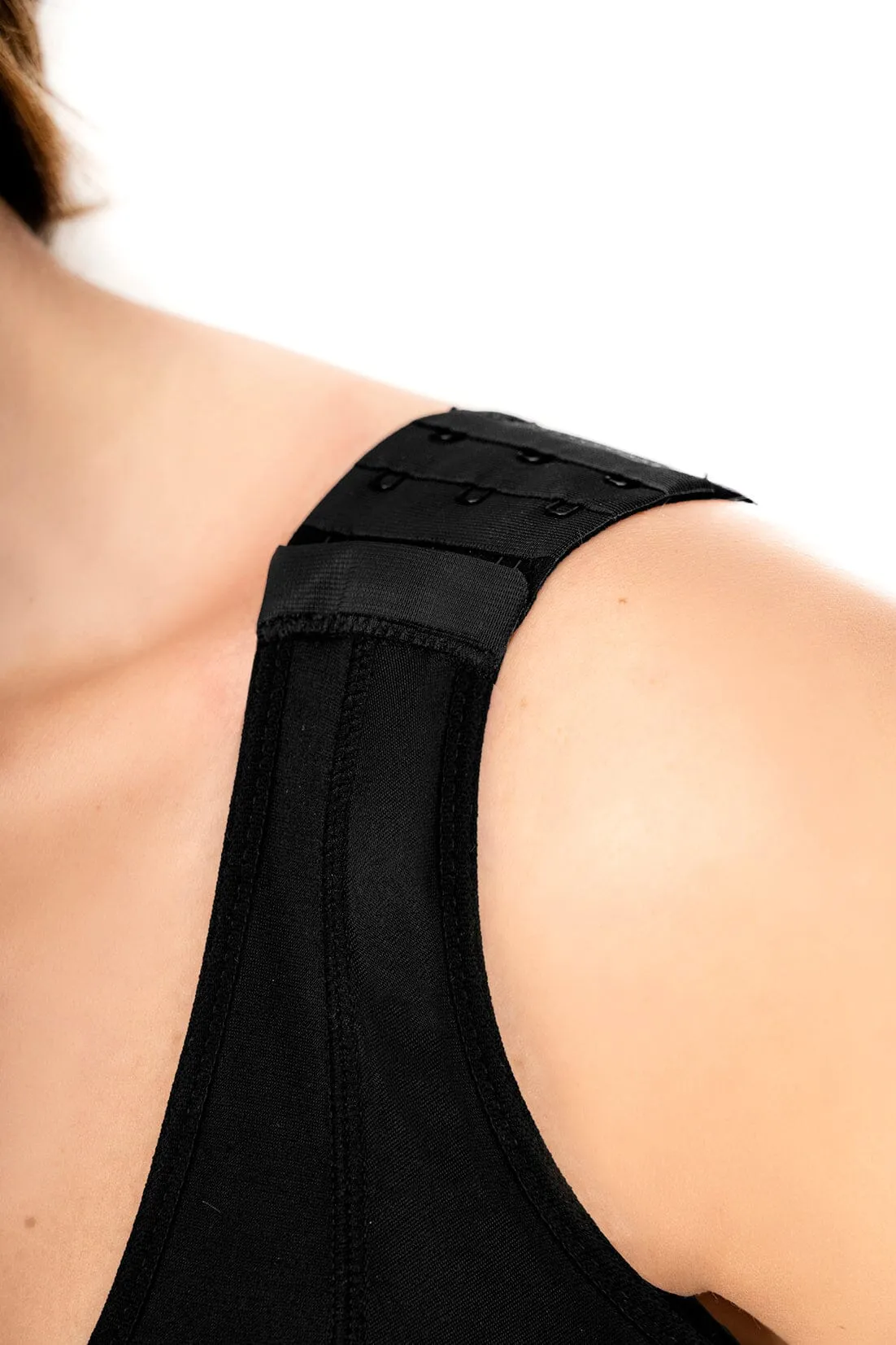 Cross Back Support Knee Length Shapewear