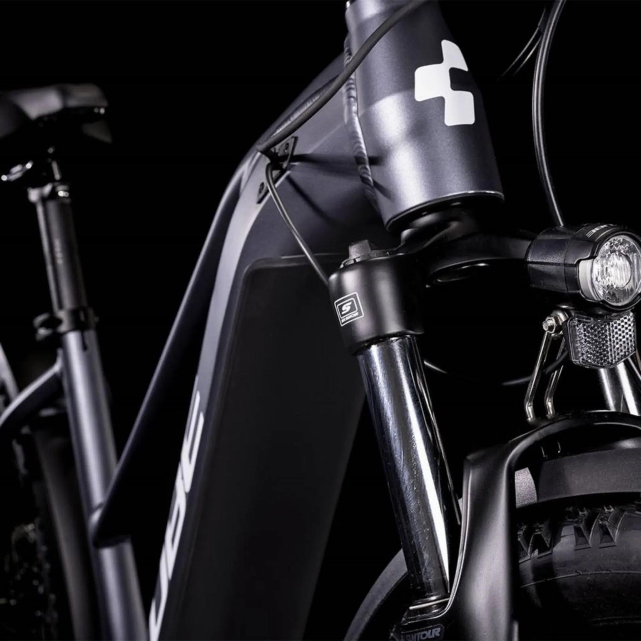 Cube Reaction Hybrid Performance 500 Allroad Electric Bike 504Wh Battery Metallic Grey 'n' White