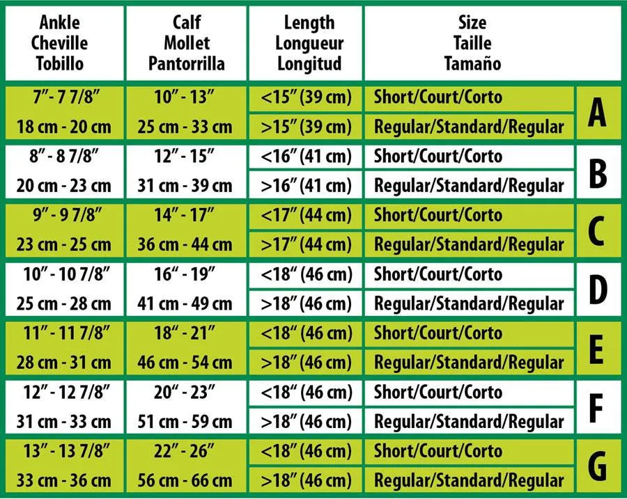 CURAD Knee-High Compression Hosiery with 20-30 mmHg, Tan, Size D, Regular