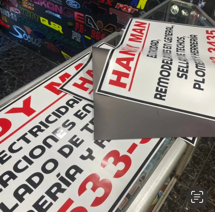 CUSTOM STICKERS WORK