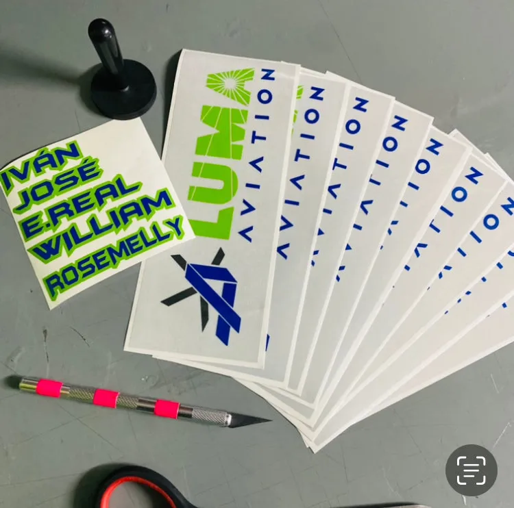 CUSTOM STICKERS WORK