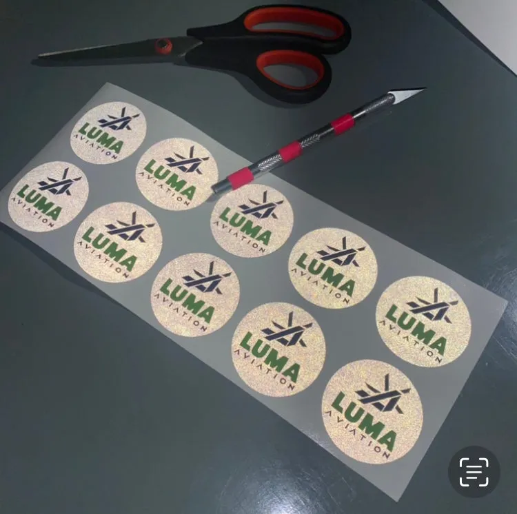 CUSTOM STICKERS WORK