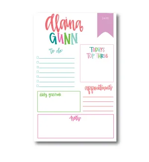 Daily Planner Notepad