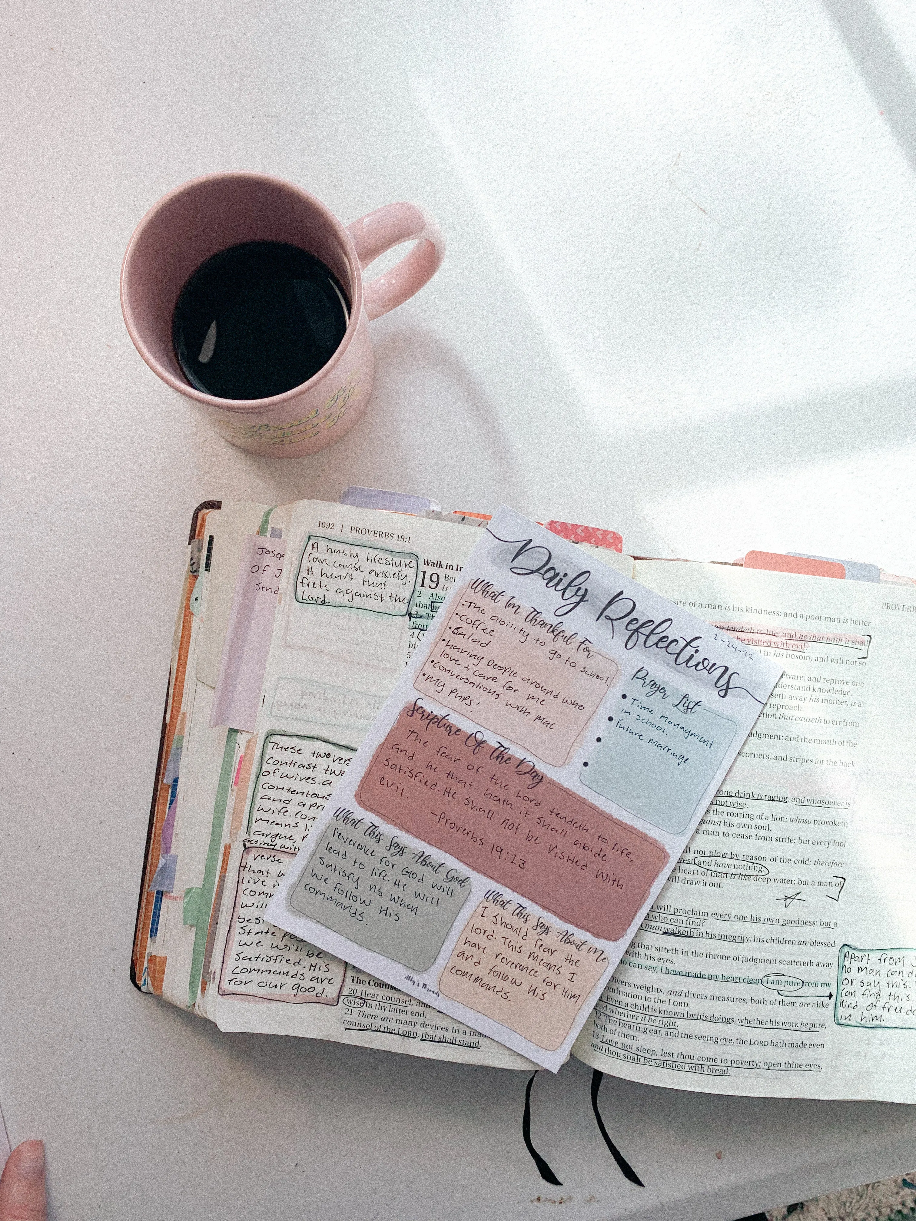 Daily reflections Notepad