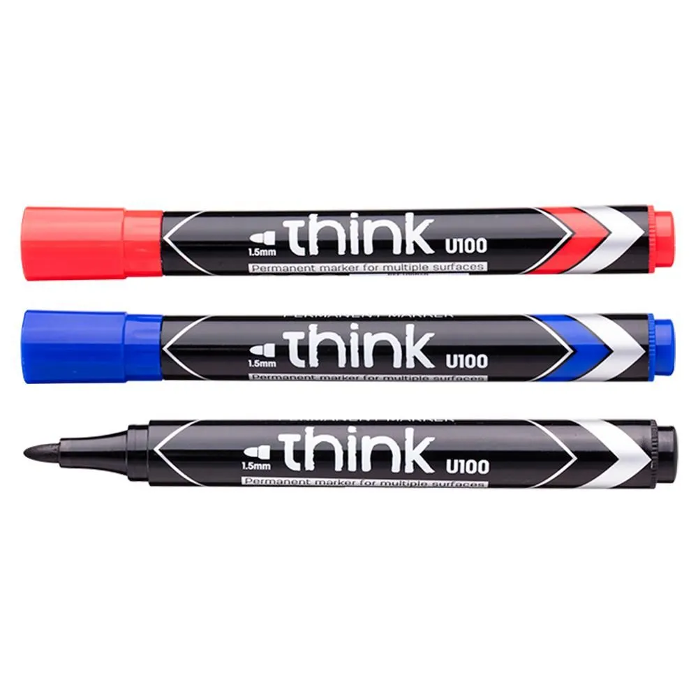 Deli Permanent Marker Bullet Point EU100
