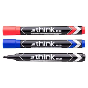 Deli Permanent Marker Bullet Point EU100