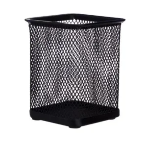Deli Square Mesh Pen Stand Holder E9174