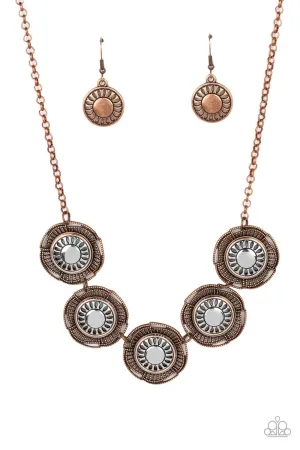 Desert Décor Copper Necklace Paparazzi