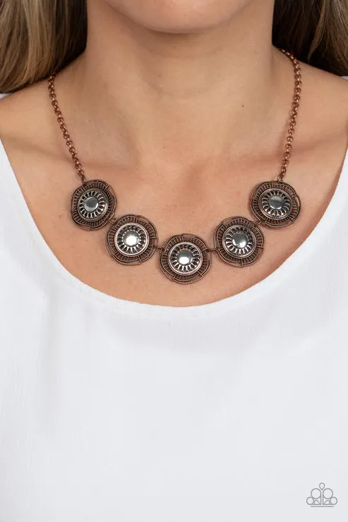 Desert Décor Copper Necklace Paparazzi