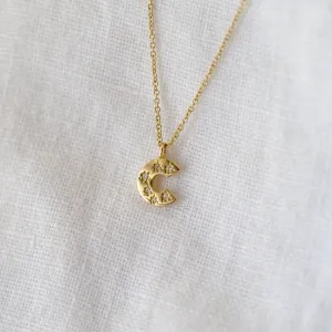 Diamond Initial Necklace