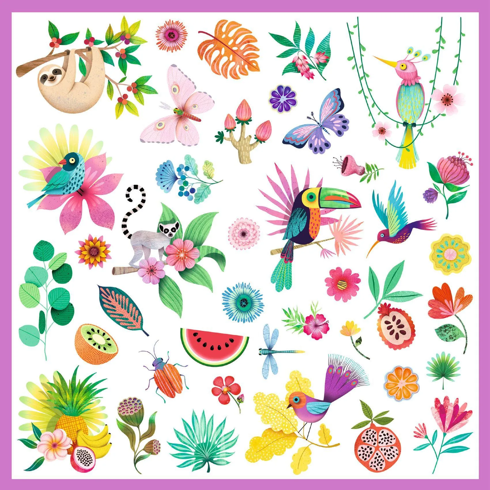 Djeco - Paradise stickers