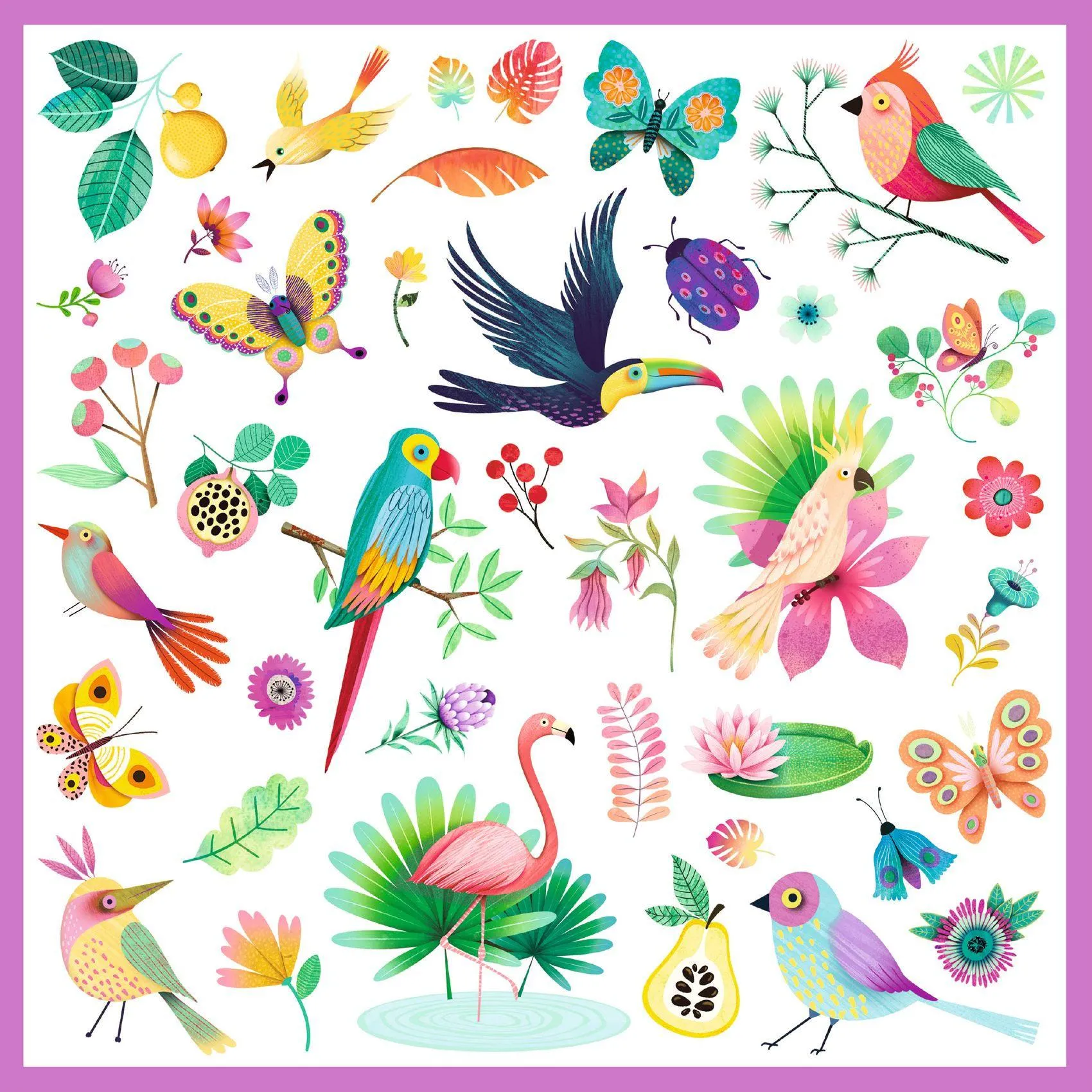 Djeco - Paradise stickers