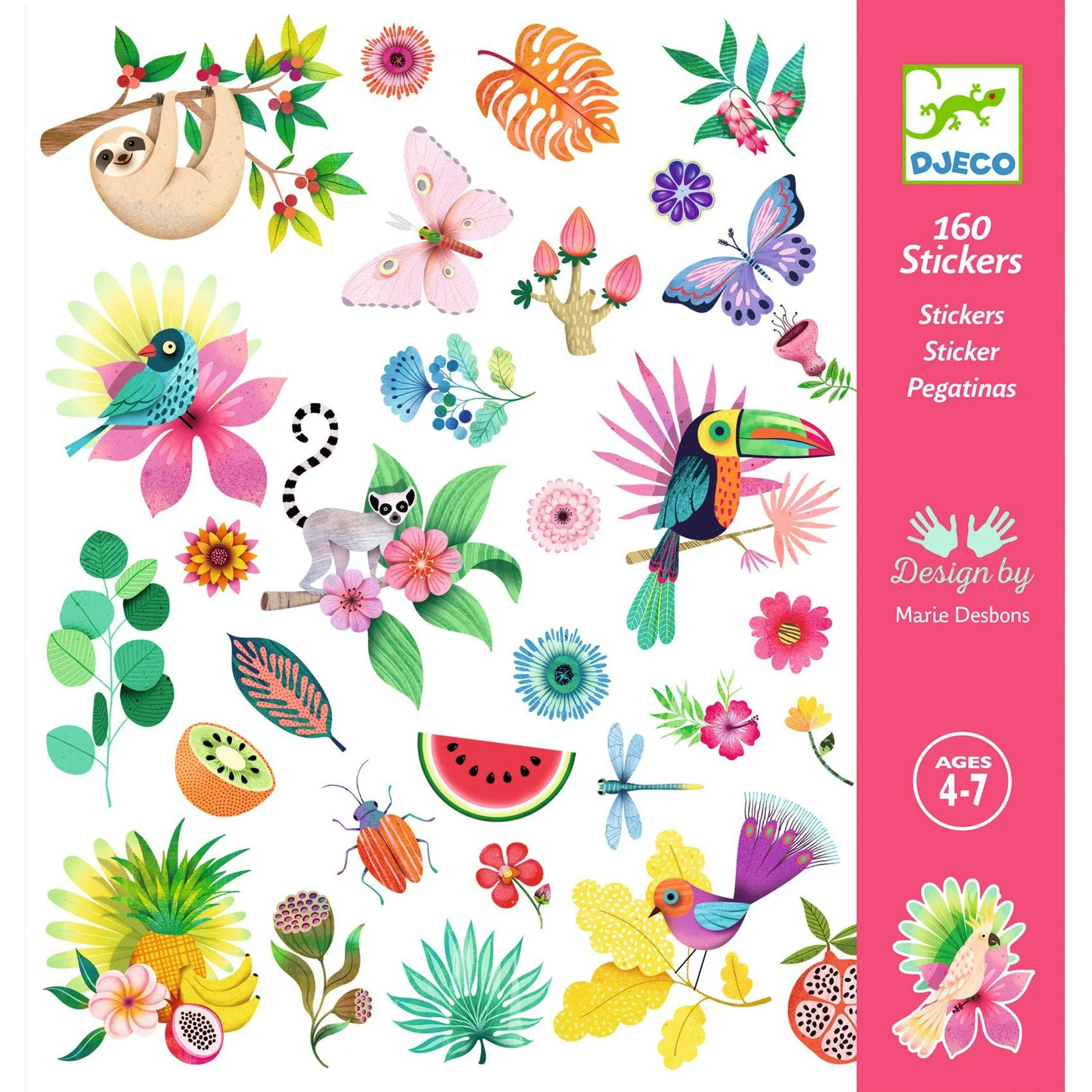 Djeco - Paradise stickers