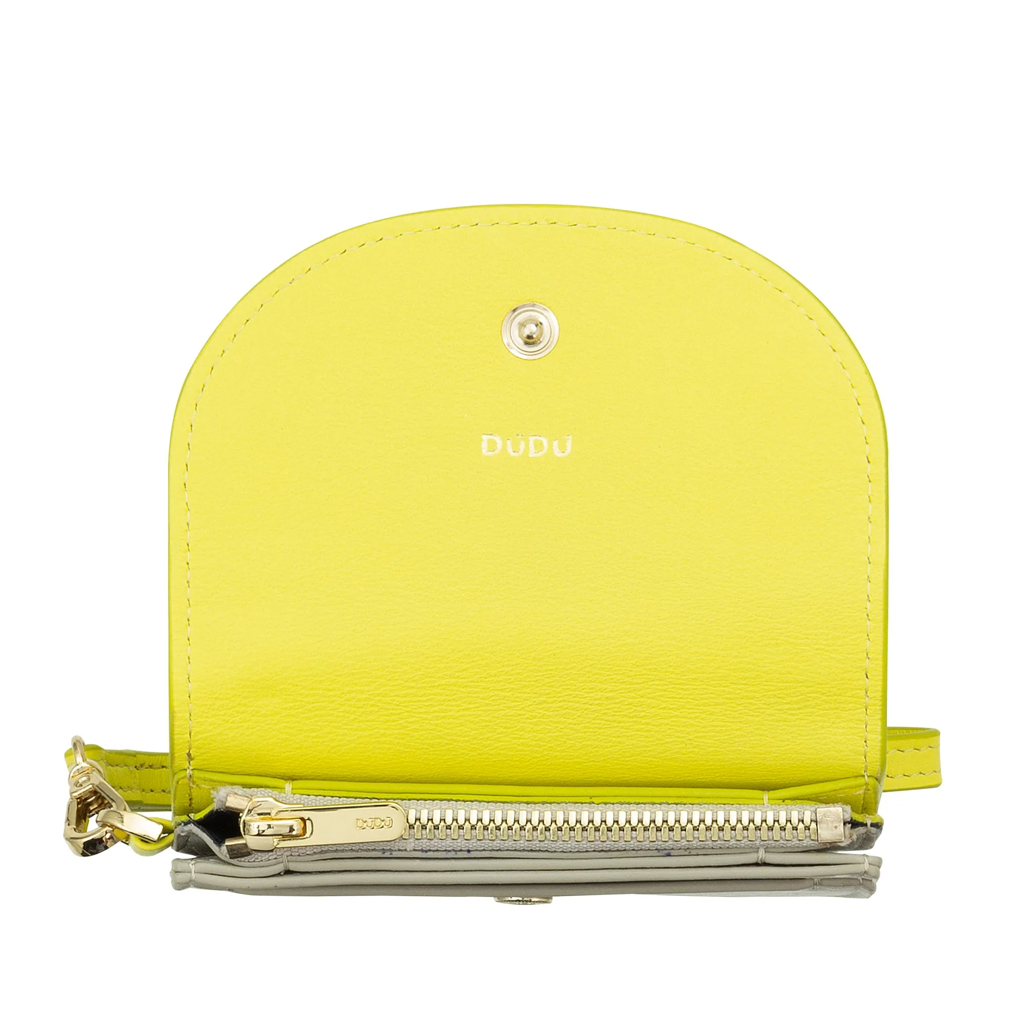 DUDU Women's Wall Wallet Wallet, Small Colorful Portfolio Portamonete Carter Banknotes with Laccetto