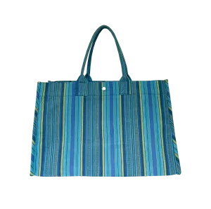 East West Bag Basics- HAPPY BLUE Stripes