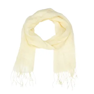 Ella Solid Print with Trim Scarf