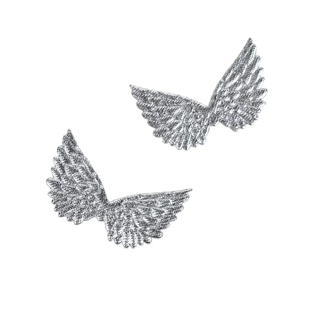 Embossed Angel Wing Party Favor Embellishments, 1-1/2-Inch, 6-Count