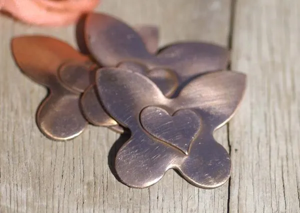 Embossed Butterfly Blank - 4 pieces