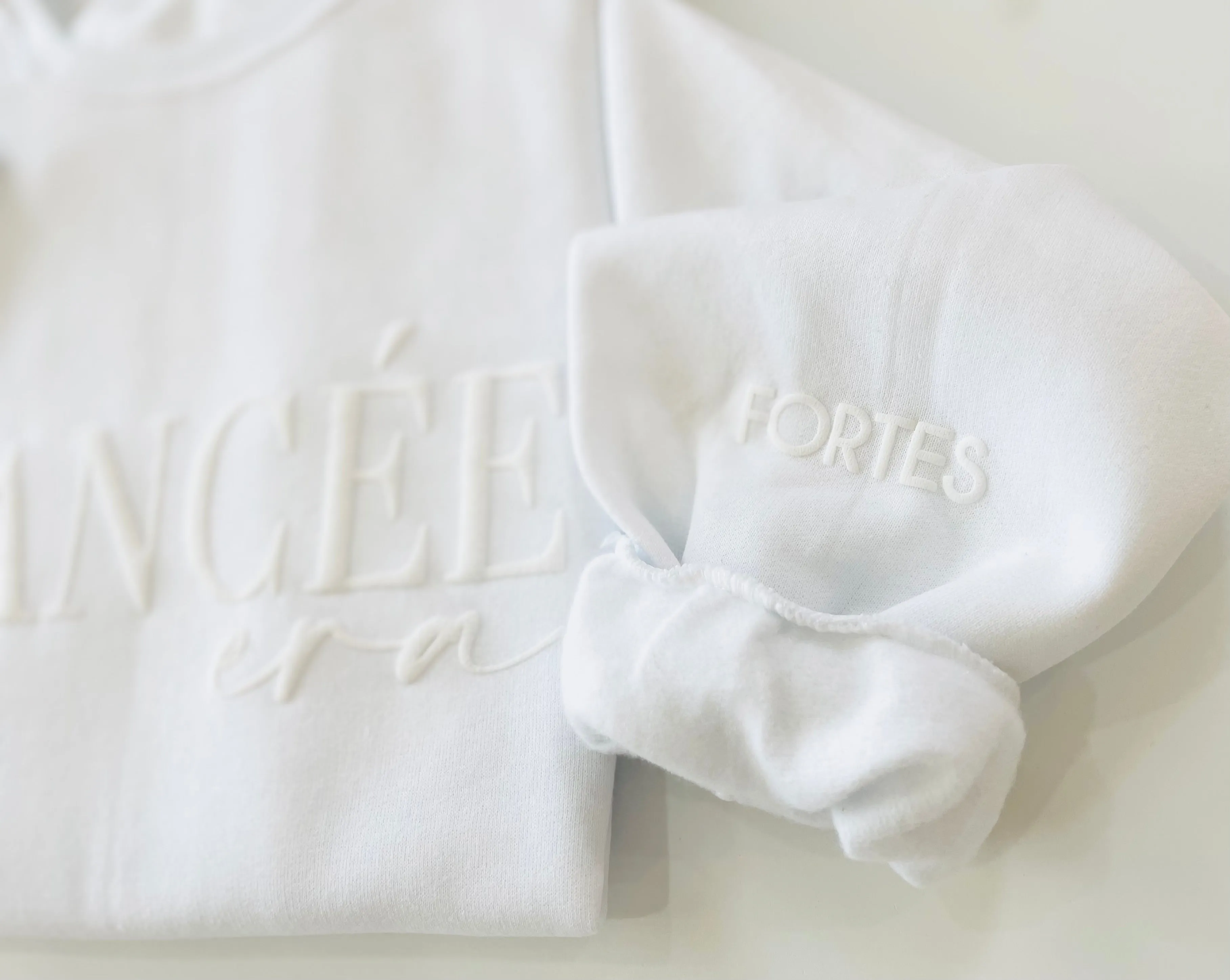 Embossed Custom Fiancée Era Sweatshirt