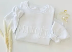 Embossed Custom Fiancée Era Sweatshirt