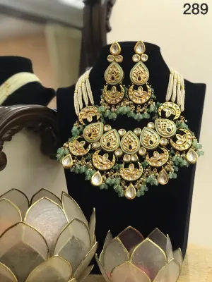 Embossed Necklace Jewellery Set