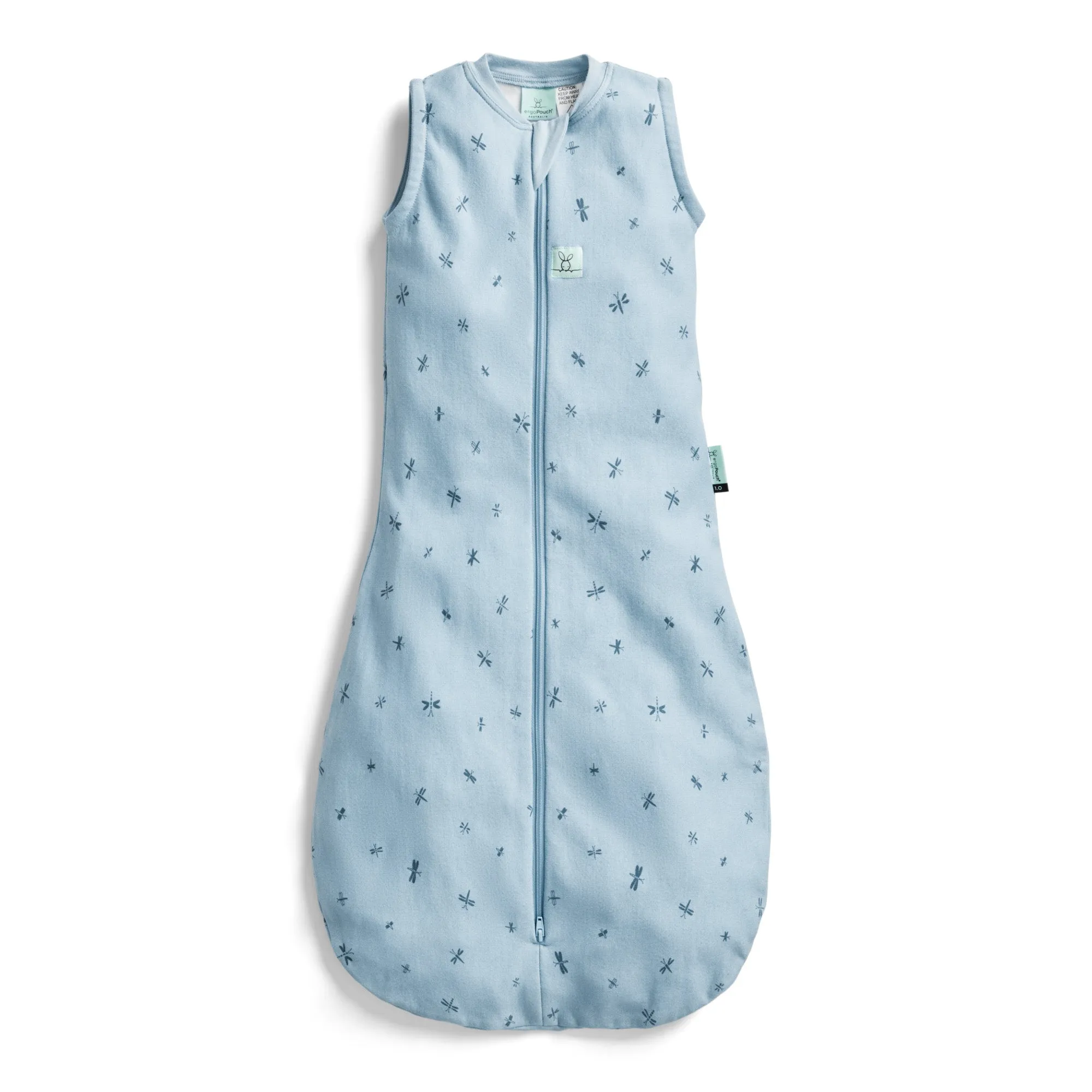 ergoPouch Organic All Year Jersey Sleeping Bag Dragonfly 1.0 tog