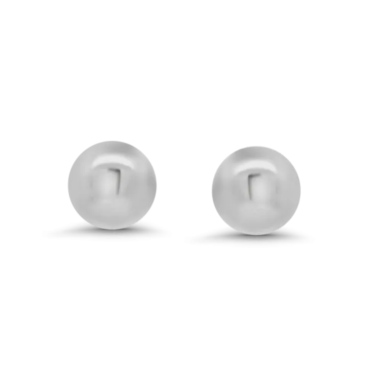 Estate Tiffany & Co. Sterling Silver Hardwear Ball Stud Earrings