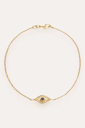 Evil Eye Bracelet (Gold)