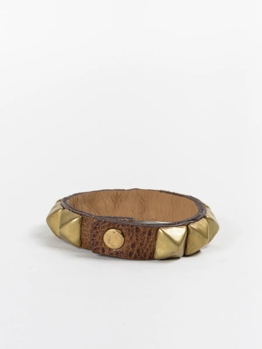 fare cuff - brown