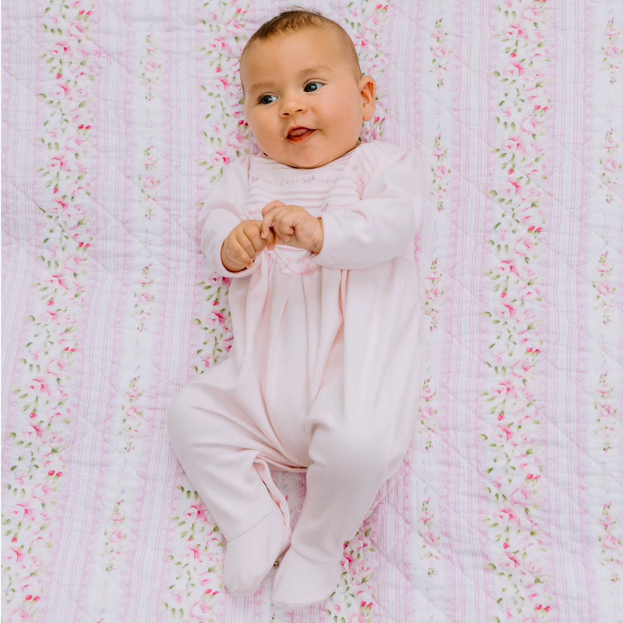 Felicia Pretty Pink Baby Girls Babygrow