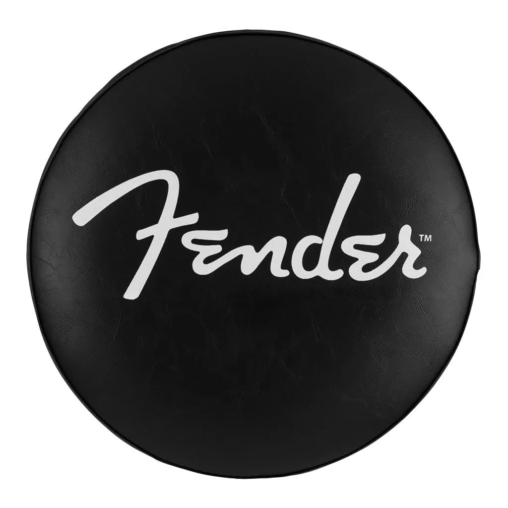 Fender Spaghetti Logo Pick Pouch Barstool in Black - 24 inch