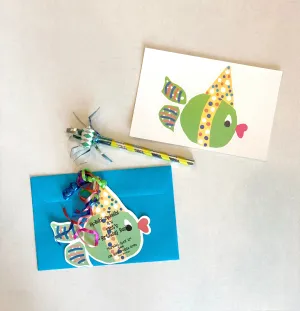 Fish Pool Beach Party Invitations
