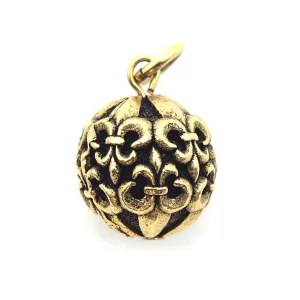 Fleur De Lis St. Jeanne Gold Globe