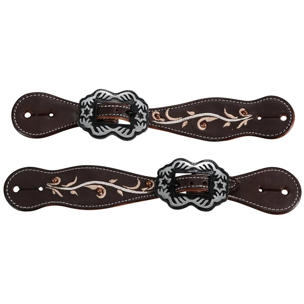 Fort Worth Rustic Beauty Spur Straps (FOR23-0078)