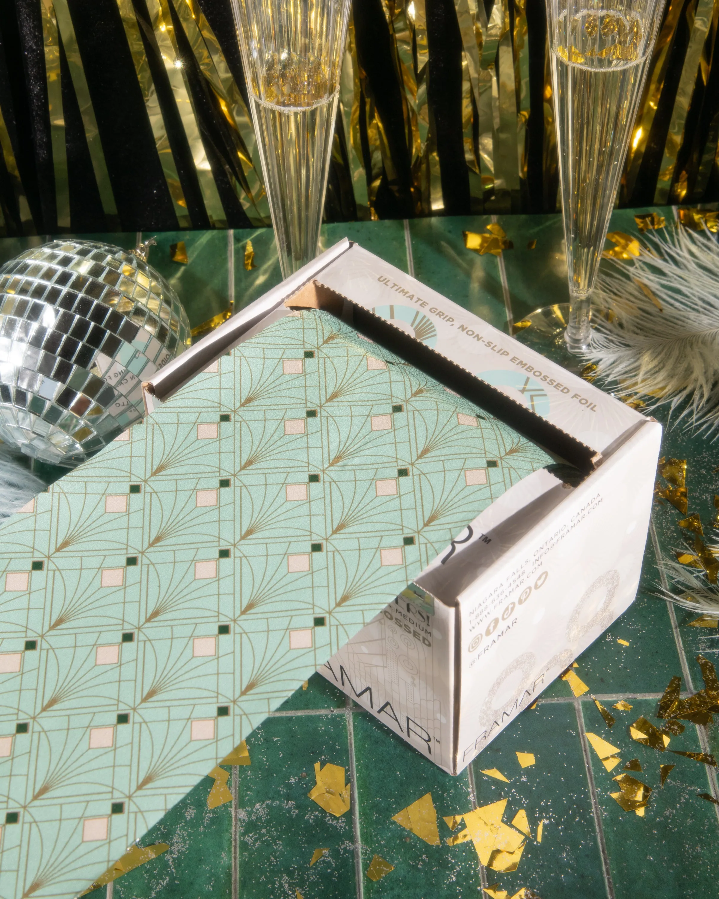 Framar Cheers Haters Embossed Roll Foil 97.5m (320ft) - Limited Edition