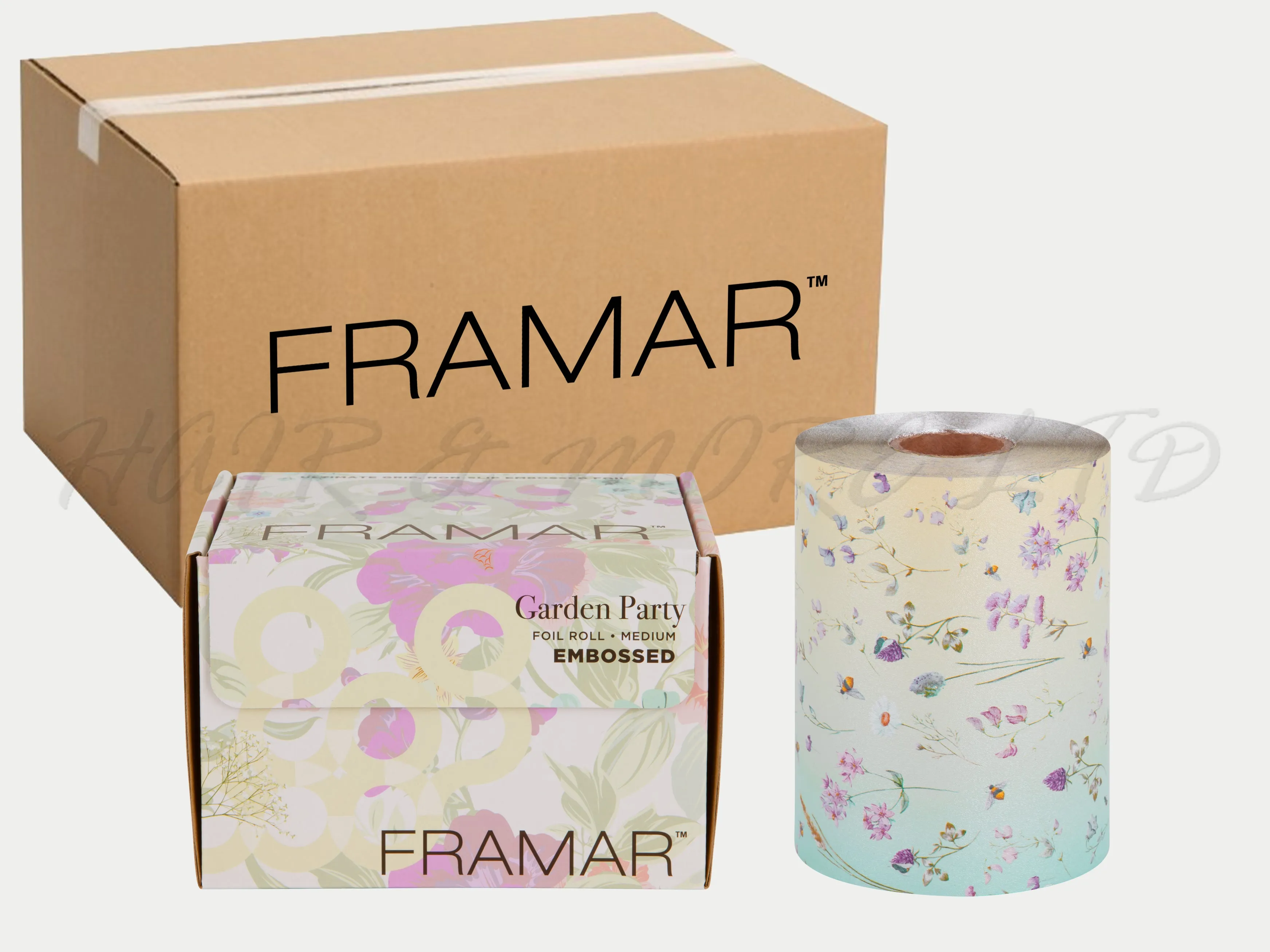 Framar Garden Party Embossed Roll Foil 97.5m (320ft) (12pc CARTON)